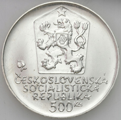 Czechosłowacja 500 koron 1981 Ludovít Štur SREBRO