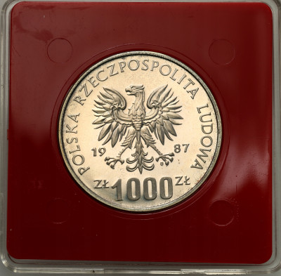 PRÓBA srebro 1000 złotych 1987 Vratislavia