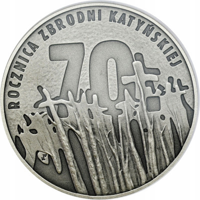 10 złotych 2010 Katyń PCG PR70