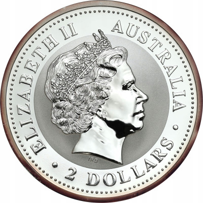 Australia 2 dolary 1999 rok królika SREBRO 2 uncje