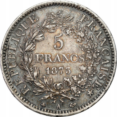 Francja - 5 franków 1873 - Herkules A - SREBRO