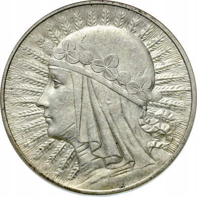 10 złotych 1932 głowa kobiety PCG MS68