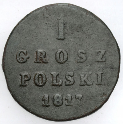 Polska XIX w./Rosja. Aleksander I. 1 grosz 1817 IB