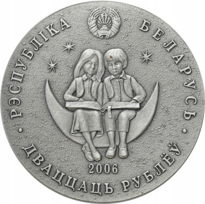 Białoruś 20 Rubli 2006, 12 miesięcy – SREBRO