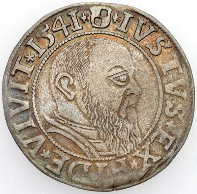Albert Hohenzollern. Grosz 1541, Królewiec – ŁADNY