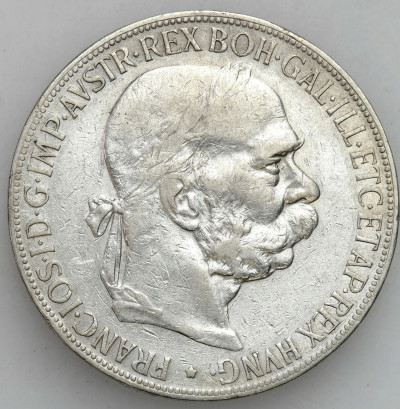 Austria, Franciszek Józef. 5 koron 1900 – SREBRO