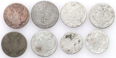 5-10 groszy 1811-1840, zestaw 8 monet