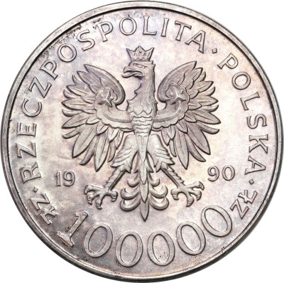 100.000 złotych 1990 Solidarność typ A