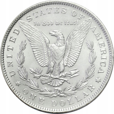 USA - 1 dolar Morgana 1898 - SREBRO NNC MS63