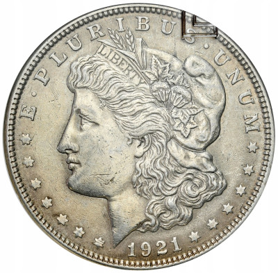 USA. 1 dolar 1921, Dolar Morgana GCN AU50