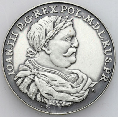 Kopia talara Jan III Sobieski Gdańsk - SREBRO 925