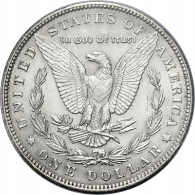 USA - 1 dolar Morgana 1890 - SREBRO NNC MS63