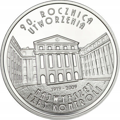 III RP. 10 złotych 2009 NIK - SREBRO