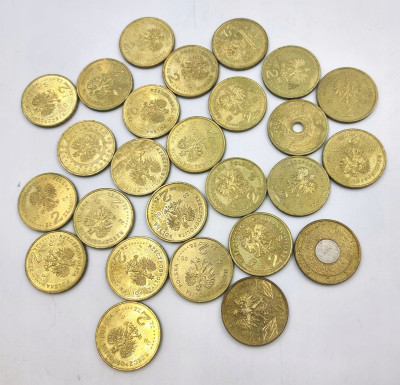 2 złote 2000-2003 RÓŻNE – 26 sztuk GN