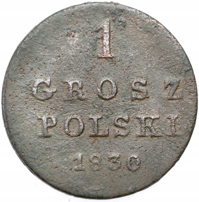 Polska XIX w./Rosja. 1 grosz 1830 FH, Warszawa