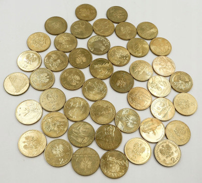 2 złote GN 1998-2013 RÓŻNE – 45 sztuk
