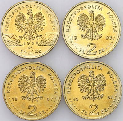 2 złote GN 1996 - 1997 RÓŻNE – 4 sztuki
