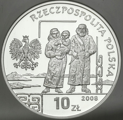 10 zł 2008 Piłsudski Bronisław - GCN PR70 – SREBRO