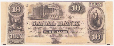USA Canal Bank New Orleans. 10 dolarów seria B