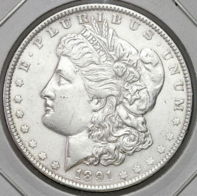 USA. Dolar 1891, Filadelfia - SREBRO