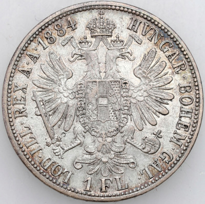 Austria. FJ I. 1 Floren 1884, Wiedeń – SREBRO