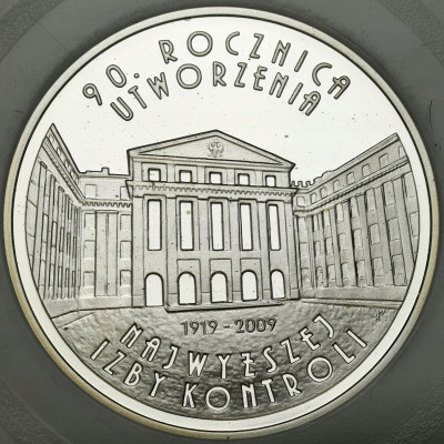 III RP. 10 złotych 2009 NIK – SREBRO