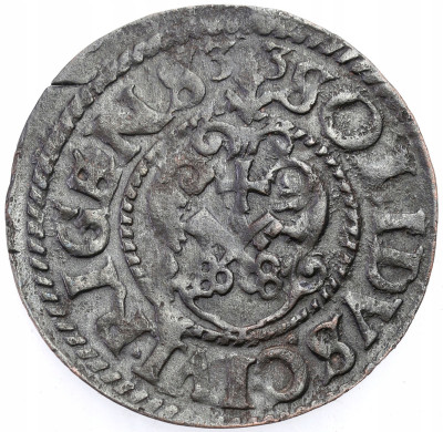 Gustaw II Adolf. Szeląg 1633, Ryga