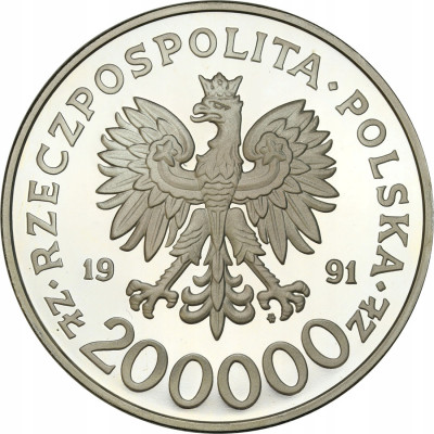 200 000 złotych 1991 Barcelona żaglówki – SREBRO