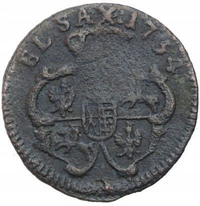 August III Sas. Grosz 1754
