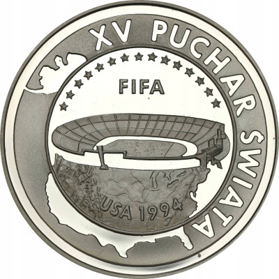 1000 złotych 1994 Puchar Świata FIFA – SREBRO