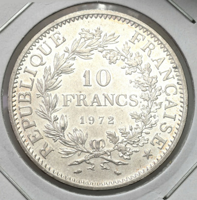 Francja. 10 franków 1972 – SREBRO