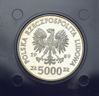 PRL. 5.000 złotych 1989 Kopernik - Toruń