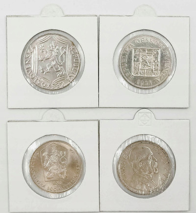 Czechosłowacja. 10–100 koron 1928-1980 – 4 szt