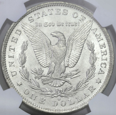 USA. 1 dolar 1883 O, Nowy Orlean NGC MS64