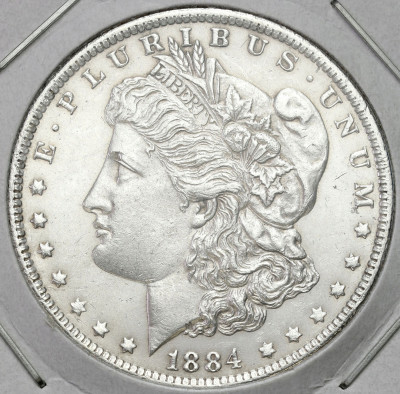 USA. Dolar 1884 O, New Orlean - SREBRO