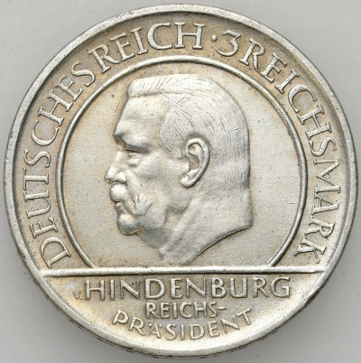 Niemcy. 3 marki 1929 A, Berlin – SREBRO