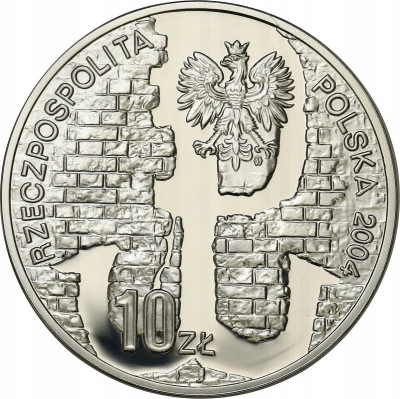 10 zł 2004 Rocznica Powstania Warszawskiego SREBRO
