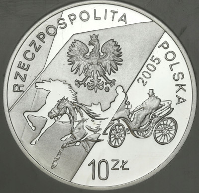 10 złotych 2005 Gałczyński- GCN PR70 – SREBRO