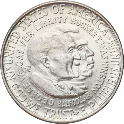 USA 1/2 dolara 1952 Carver/Booker - SREBRO