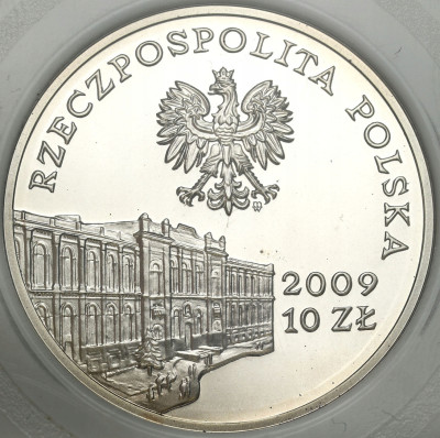 10 złotych 2009 Bank Centralny- GCN PR70 – SREBRO