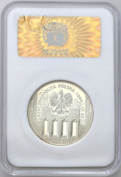 10 złotych 1999 Jan Łaski PCG PR70 SREBRO
