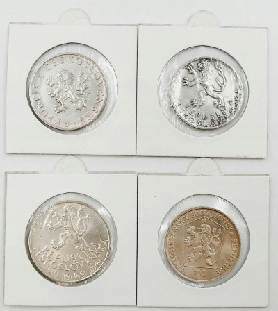Czechosłowacja. 10-100 koron 1947-1985 – 4 szt