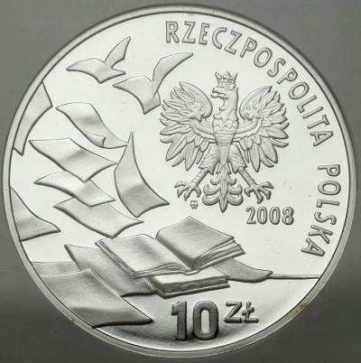 10 złotych 2008 Rocznica Marca - GCN PR70 – SREBRO