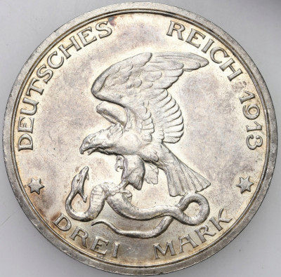 Niemcy, Prusy. 3 marki 1913, Berlin – SREBRO