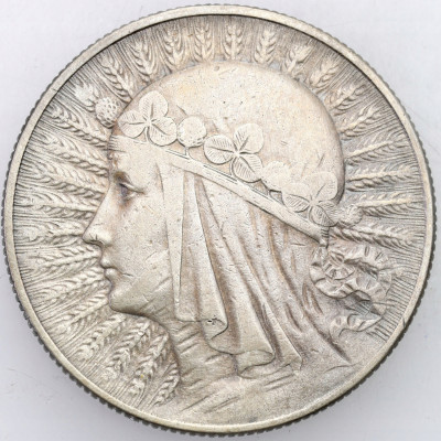 II RP. 5 złotych 1934 głowa kobiety - SREBRO