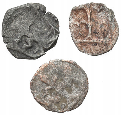 Polska Denary Jagiellońskie XV w. – 3 szt