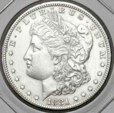 USA. Dolar 1881 S, San Francisco - SREBRO