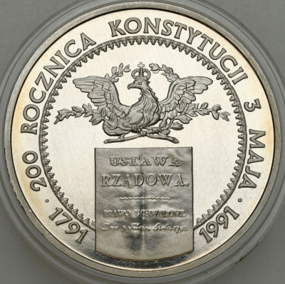 200.000 złotych 1991 Konstytucja 3 Maja – SREBRO