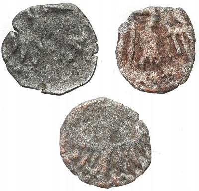 Polska Denary Jagiellońskie XV w. – 3 szt