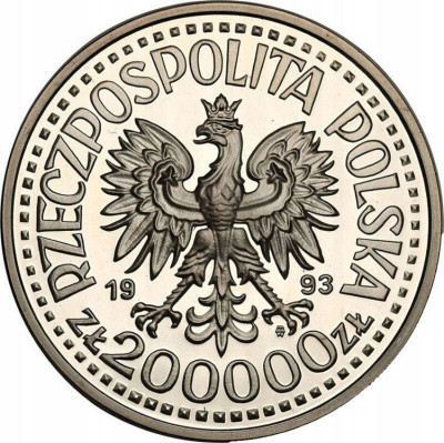 200.000 złotych 1993 Ruch Oporu – SREBRO